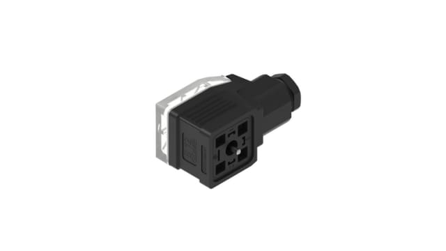 Hirschmann GDME, Female DIN 43650 Solenoid Connector, 230 V ac/dc Voltage | 933030100