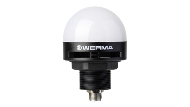 Werma MC55 Series Green, Red, Yellow Beacon, 24 V dc, IP69K, Built-in Mounting, 85dB at 1 Metre | 240.440.55