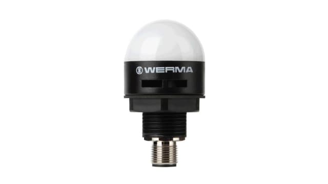 Werma MC35 Series Multicolour Beacon, 10 → 30 V, IP65, IP69K, Built-in Mounting, 80dB at 1 Metre | 241.340.50