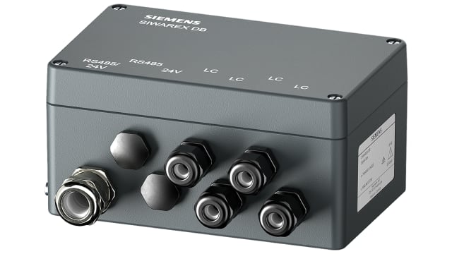 Siemens SIWAREX DB Series Black Die Cast Aluminium Junction Box, IP66, ATEX, 160 mm, 100 mm 81 mm | 7MH5001-0AD20