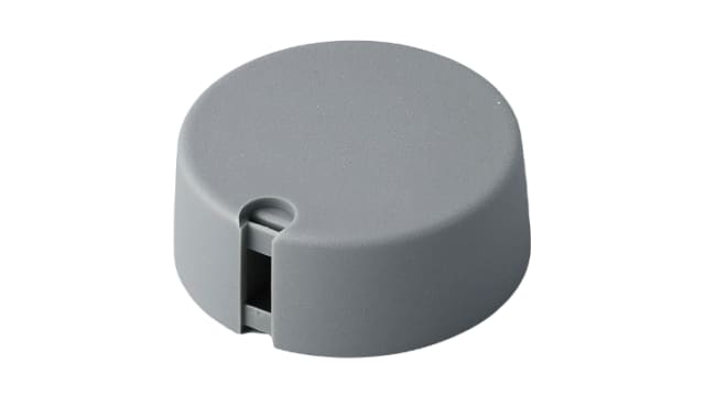 OKW 40mm Grey Potentiometer Knob for 6mm Shaft Round Shaft, A1040068 | A1040068