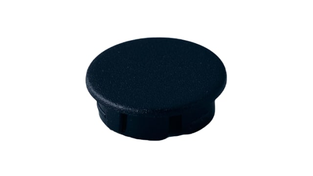 OKW Black Potentiometer Knob Round Shaft, A4116000 | A4116000