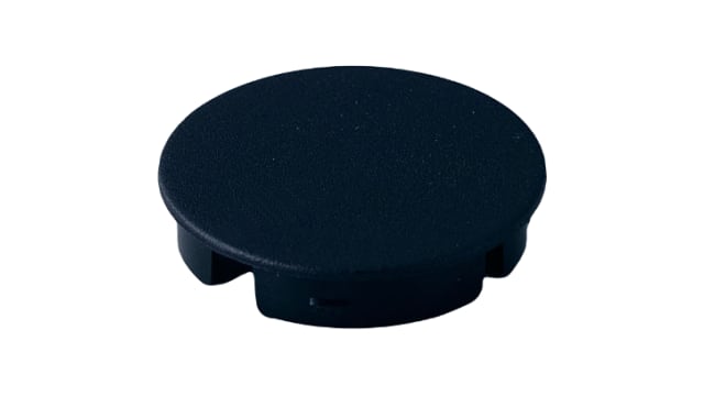 OKW Black Potentiometer Knob Round Shaft, A4131000 | A4131000