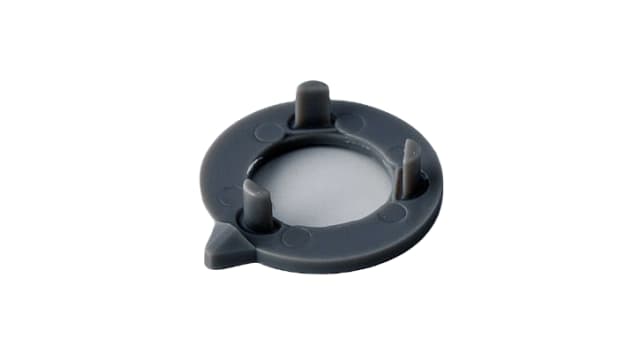 OKW Grey Potentiometer Knob Round Shaft, A4213008 | A4213008