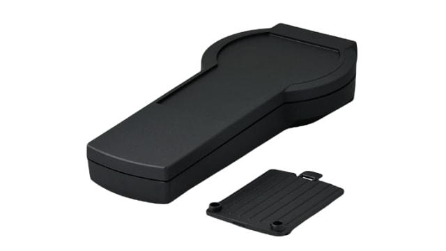 OKW A90 Series Black ABS Handheld Case Integral Battery Compartment, IP65, 200 mm x 39.5 mm x, 94 mm | A9076109