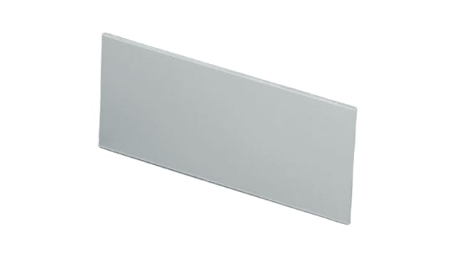 OKW A91 Series Aluminium Panel for Use with Front Panel for SHEL, 81 x 35mm | A9109121