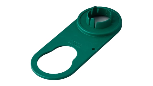 OKW Green Potentiometer Knob Round Shaft, B8733001 | B8733001