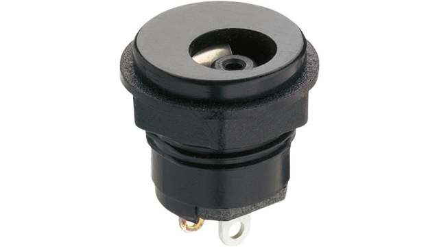 Lumberg Straight 2A, 18 V, Panel Mount, Tinned | 1614 05