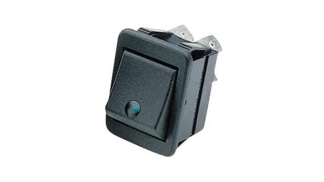 Bulgin Illuminated DPST, On-Off 3 Position Rocker Switch Panel | C1553PBNAJ