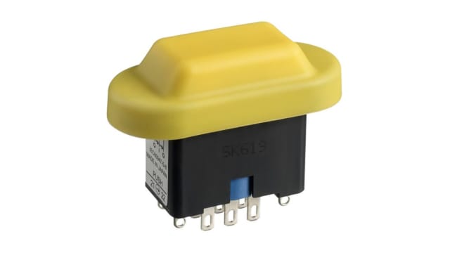Idec HE6B Series Safety Enabling Switch, 3 Position, DP3T, IP65 | HE6B-M200Y