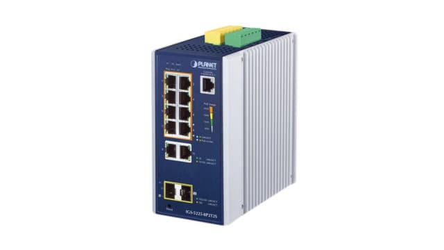 Planet IGS-5225-8P2T2S, Managed 12 Port Ethernet Smart Managed Switch With PoE | IGS-5225-8P2T2S