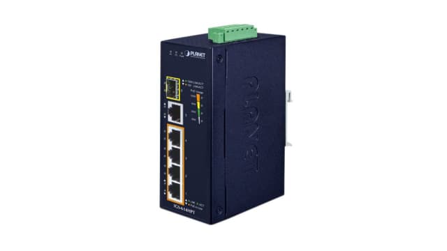 Planet IGS-614HPT, Unmanaged 6 Port Industrial Ethernet Switch With PoE | IGS-614HPT