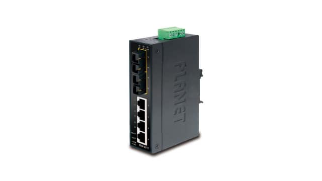 Planet ISW-621T, Unmanaged 6 Port Industrial Ethernet Switch | ISW-621T
