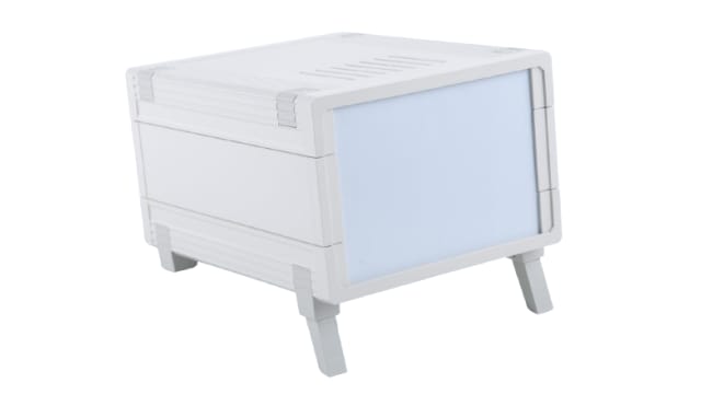 Bopla Ultramas Series Light Grey Light Grey Lid ABS General Purpose Enclosure, IP40 198.9 mm, 157.5 mm, 107.9 mm | 55320018.MT1
