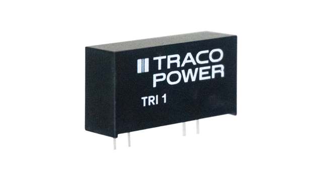 TRACOPOWER, 2-Channel DC/DC Converter, Single Output, 15 V, 68 mA 6-Pin, SIP-8 | TRI 1-2413