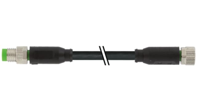 Murrelektronik Limited Male 3 way Straight to Female 3 way Straight Sensor Actuator Cable, 3 m | 7000-88001-6300300