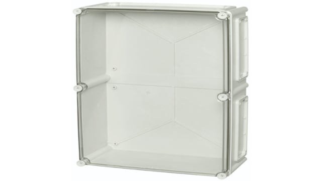 Fibox EKUN Series Grey Transparent Lid Polycarbonate General Purpose Enclosure, IP66, IP67, IK08 Flanged 560 mm, 180 mm, | EKUM 180 T enclosure