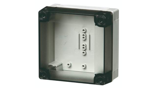 Fibox PC Series Grey Transparent Lid Polycarbonate General Purpose Enclosure, IP66, IP67, IK08 100 mm, 50 mm, 100 mm | PC 95/50 LT enclosure