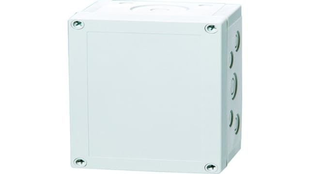 Fibox PCM Series Grey Grey Lid Polycarbonate General Purpose Enclosure, IP66, IP67, IK08 100 mm, 85 mm, 100 mm | PCM 150/85 XG enclosure