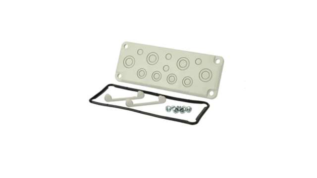 Fibox Structural System Cable Management 62 mm Internal Width 193 mm Internal Height, 216 mm L | MB 10857 SET