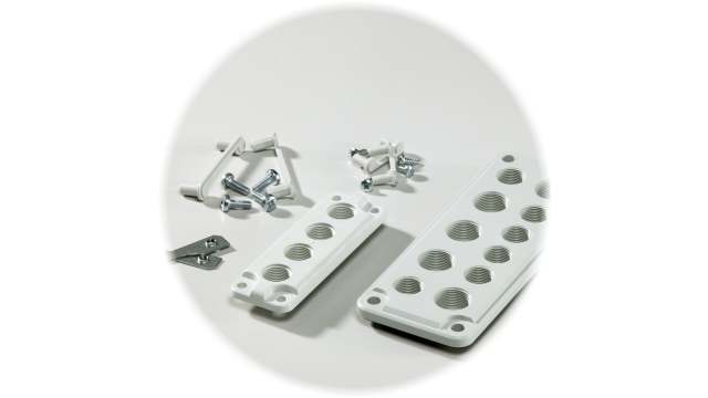 Fibox Structural System Cable Management, Polycarbonate 62 mm Internal Width 193 mm Internal Height, 216 mm L | MB 10861 SET