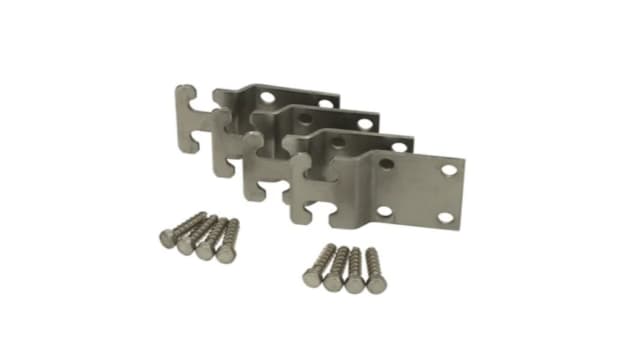 Fibox Stainless Steel Galvanised Mounting Kit, 52 mm W, 89 mm L for Use with CAB P Range | MF CAB