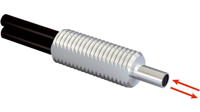 SICK Plastic Fibre Optic Sensor 525 mm | LL3-DB01-30