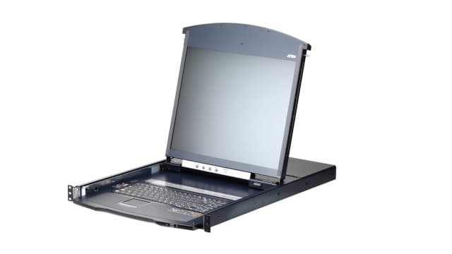 Aten 8 Port 1 Displays USB DVI-D, HDB 15 KVM Switch 1920 x 1200 pixel Maximum Resolution | KL1108VN