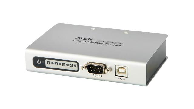 Aten USB USB B Female to D-sub, 9 Pin Male Interface Adapter | UC2324