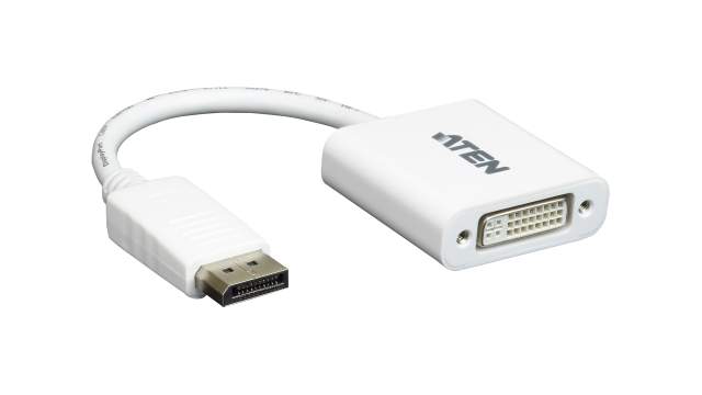 Aten  1 port DisplayPort to DVI  Adapter 18 cm Length 1920 x 1080 pixel Maximum Resolution | VC965