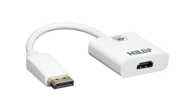 Aten  1 port DisplayPort to HDMI  Adapter 18 cm Length 4096 x 2160 pixel Maximum Resolution | VC986