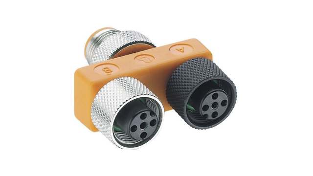 Lumberg Automation 111 Series Sensor Box, M12, 2 way, 2 port | 11120