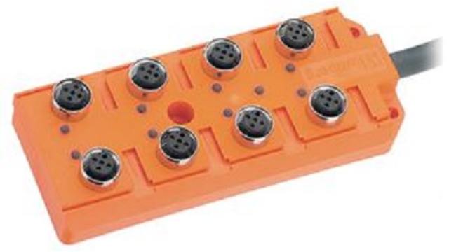 Lumberg Automation 111 Series Sensor Box, M12, 5m cable, 8 way, 8 port | 11167