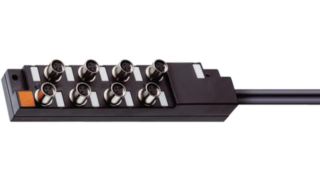 Lumberg Automation 653 Series Sensor Box, M8, 10m cable, 3 way, 12 port | 65362