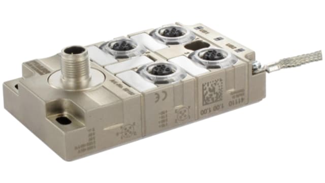 Murrelektronik Limited 58 Series DIN Rail Network Hub, 4, 100Mbps Transmission, 9 to 30 V dc | 58160