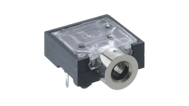 Lumberg, 1501 Straight DC Power Jack 1A, 12 VDC, PCB, length 10 mm, Silver | 1501 13