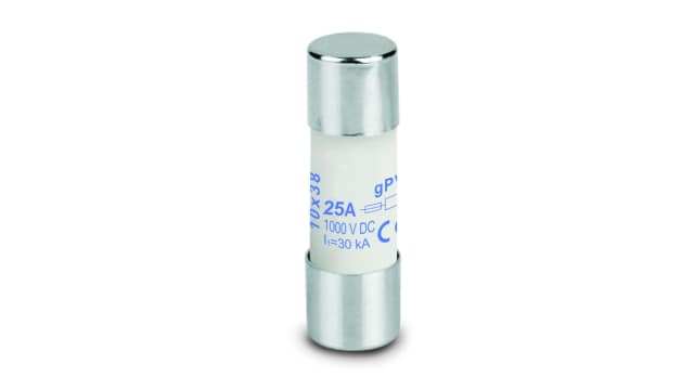 Weidmüller 25 A GPV Ceramic Cartridge Fuse, 10 x 38 mm | 2827990000