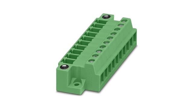 Phoenix Contact Pluggable Terminal Block, 8-Contact, 3.81 mm Pitch, 1-Row | 1833085