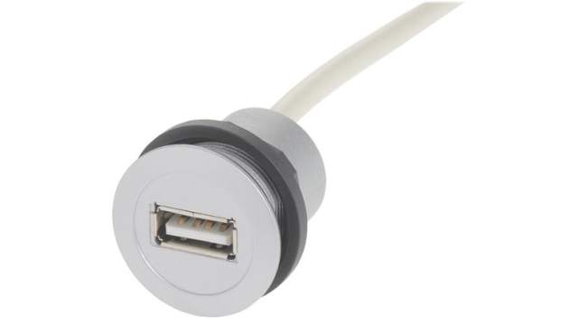 HARTING Straight, Panel Female/Male Type USB Type A IP20 USB Adapter USB 2.0 | 09454521923
