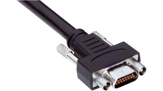 SICK Male Micro D-Sub Cable, 2m, 20678 Series | 2067893