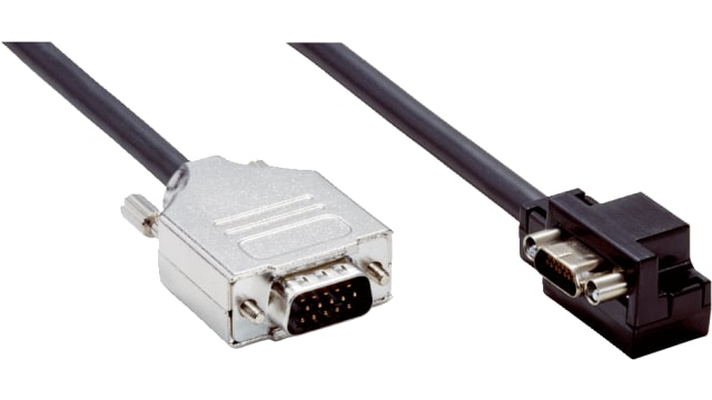 SICK Male Micro D-Sub to Male D-Sub Cable, 500mm, 21115 Series | 2111541