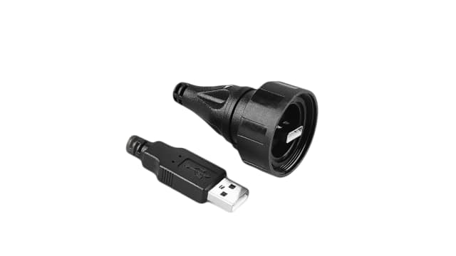 Bulgin USB 2.0, Male USB A to Male USB A, 3m | PX0840/AA/3M00