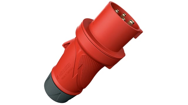 MENNEKES, PowerTOP Xtra IP54 Red 4P Connector Plug, Rated At 16A, 400 V | 13506