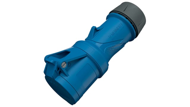 MENNEKES, PowerTOP Xtra IP54 Blue 3P Connector, Rated At 32A, 230 V | 14513