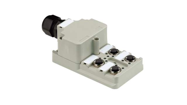 Weidmüller SAI Series Actuator Hub, M12, 4 way, 5 port | 1806010000