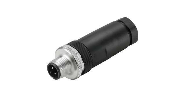 Weidmüller Connector, 4 Contacts, Screw, M12 Connector, Plug, Socket, Male/Female, IP67, SAIS Series | 1807340000