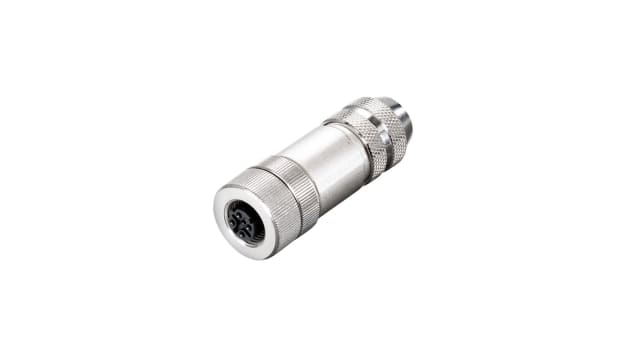 Weidmüller Connector, 4 Contacts, Screw, M12 Connector, Socket, Female, IP67, SAIBM Series | 1892130000