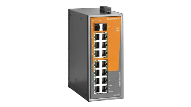 Weidmüller Unmanaged 14 x RJ45 Port Network Switch | 2682160000