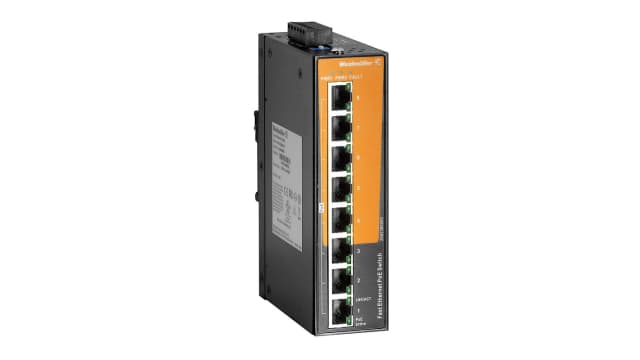 Weidmüller Unmanaged 8 x RJ45 Port Network Switch With PoE | 2682380000
