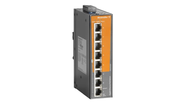 Weidmüller Unmanaged 8 x RJ45 Port Network Switch With PoE | 2682400000